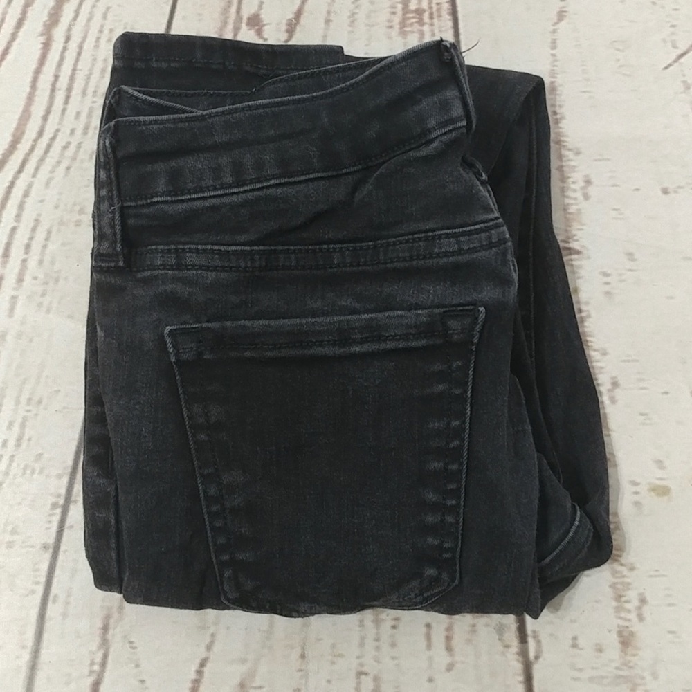 GAP Factory Legging High Stretch Black Jeggings size 6 tight
